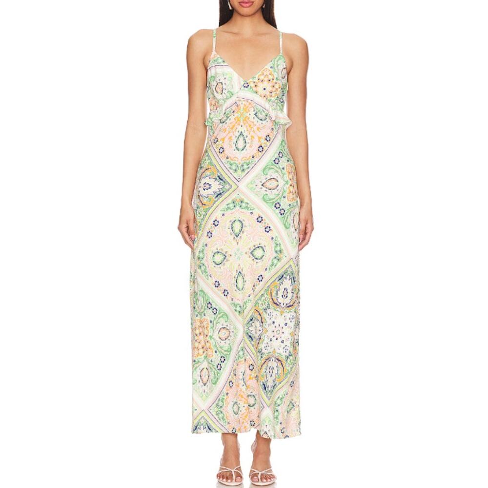 Sanctuary 'Spring' Favorite Slip Green Dress Size XS